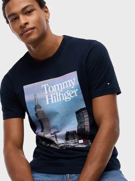 Футболка Tommy Hilfiger синяя