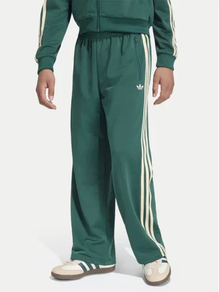 Adidas Pantaloni trening Firebird Loose Tracksuit verde