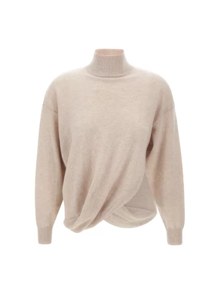 Lniany golf golf Marella beżowy