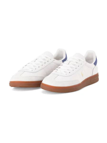 Sneakersy Polo Ralph Lauren skórzane białe