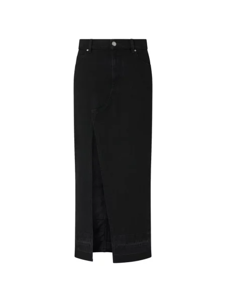 Maksi spódnica jeansowa Pinko czarna