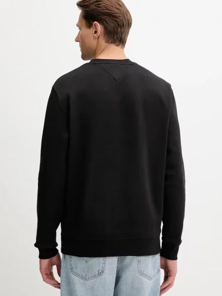 Tommy Jeans hanorac bărbătesc cu negru