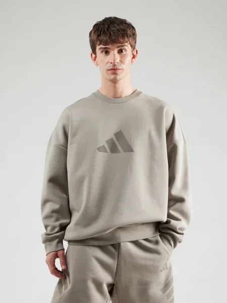 Adidas Majica dugih rukava Future Icons 3 Bar Logo bež