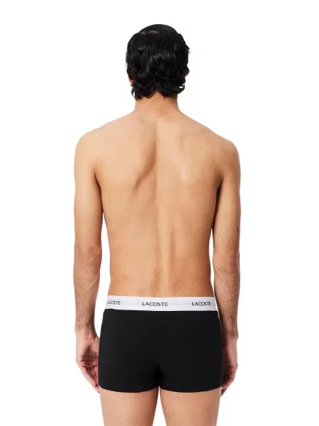 Pánske boxerky Lacoste 3 páry black/green/navy blue biela