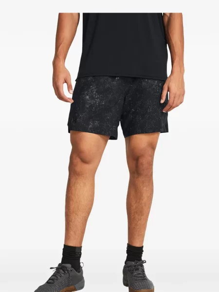 Sală de gimnastică pantaloni scurți Under Armour cu imagine negru