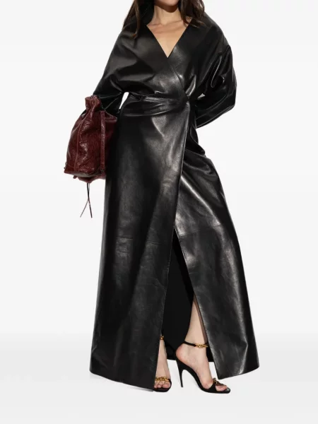 Maxi šaty Balenciaga čierna
