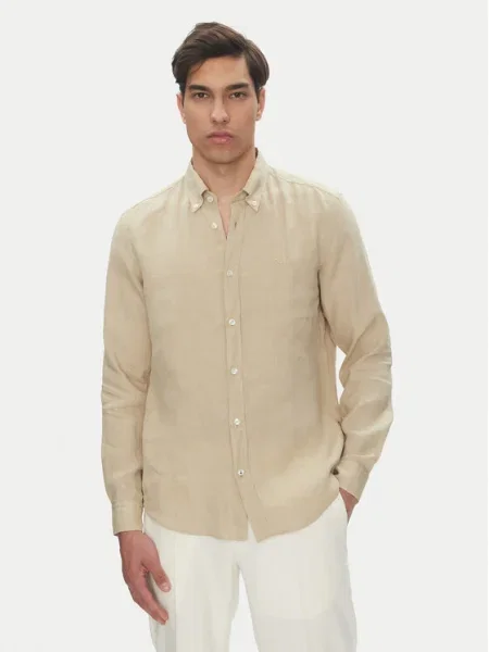 BOSS Cămașă bej