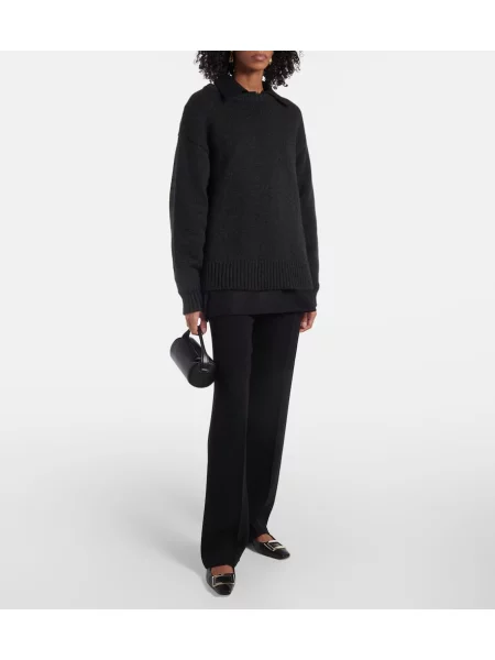 Balerini Roger Vivier din piele negru