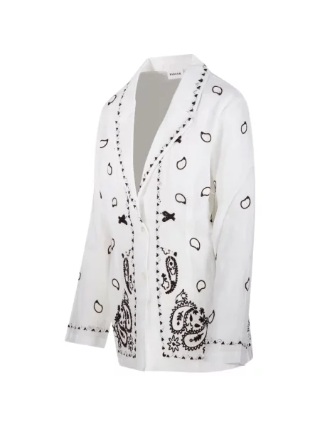 Haftowana marynarka Parosh biała