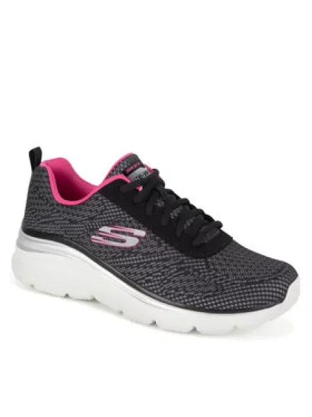 Skechers Sneakersy FASHION FIT BOLD BOUNDARIES BKHP černá
