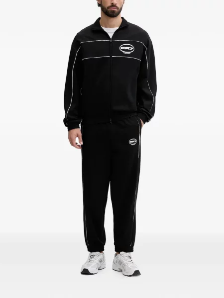 Hlače Ea7 Emporio Armani s printom crna