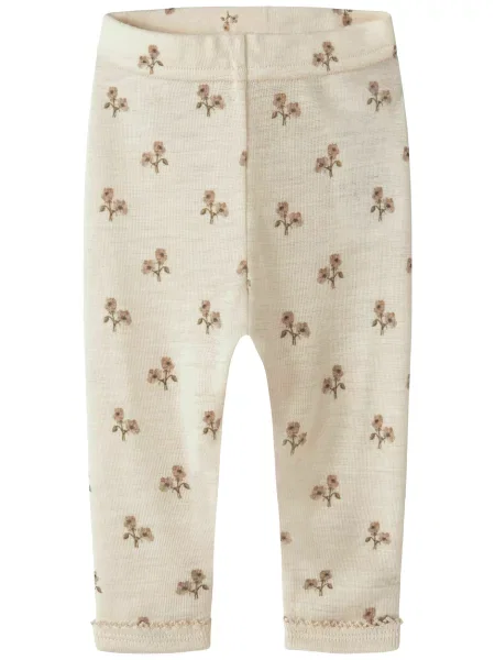 NAME IT Leggings NBFNalu / ombră / oliv bej