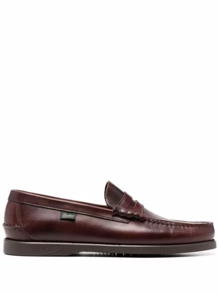 Pantofi loafer Paraboot din piele maro