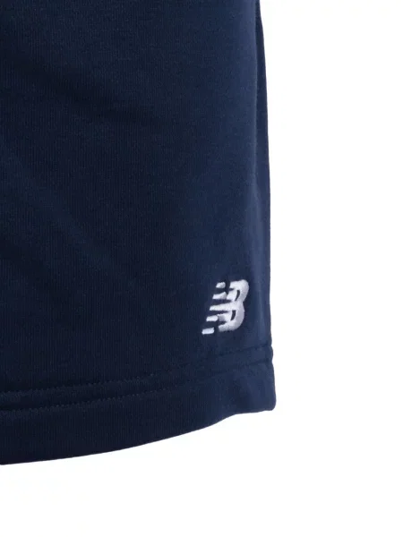 Pantaloni scurți New Balance 327 din piele de căprioară cu cordon albastru