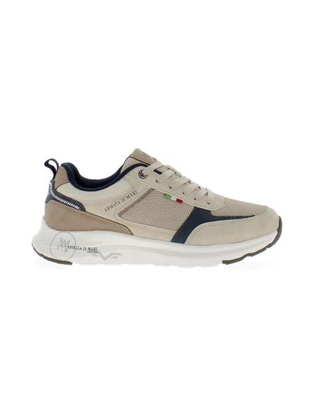 Sneakersy Armata Di Mare skórzane beżowe