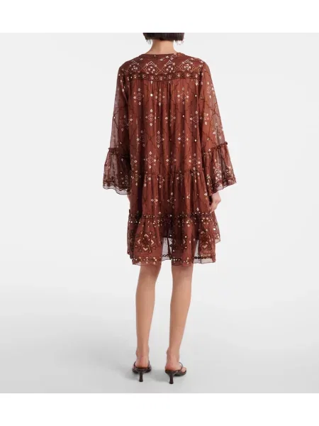 Rochie Juliet Dunn cu imagine maro