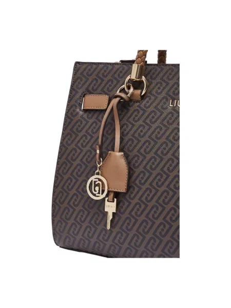 Geantă shopper Liu Jo din piele maro