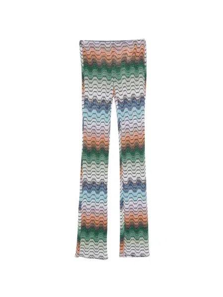 Kötött nadrág Missoni zöld