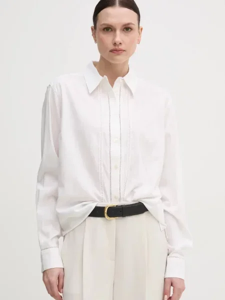 Mos Mosh camasa femei cu guler clasic relaxed alb