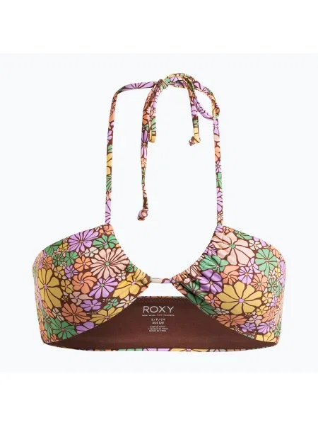 Горнище на бански костюм ROXY All About Sol Bandeau root beer all about sol mini