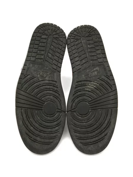 Sneakerși Jordan din piele negru