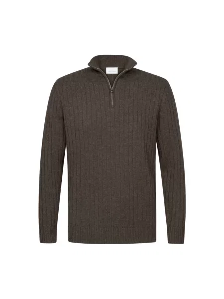 Sweter Profuomo brązowy