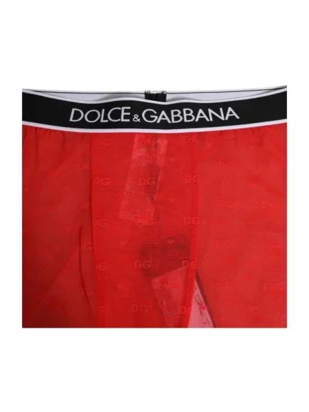 Spodnie Dolce And Gabbana koronkowe czerwone