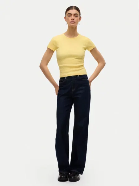 VERO MODA Tricou VMCHLOE deschis galben
