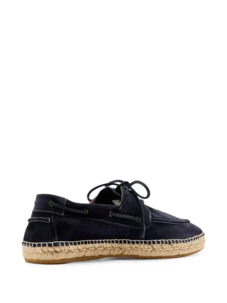 Fűzős szarvasbőr espadrilles Forsa kék