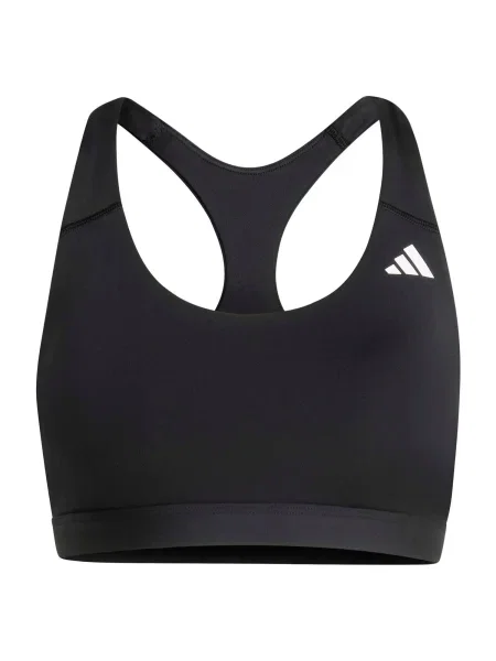 ADIDAS PERFORMANCE Sutien sport OPT ESS negru alb