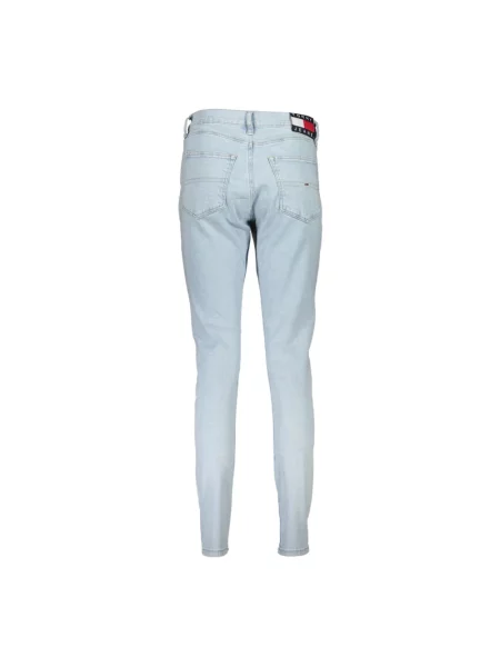 Jeansy skinny Tommy Jeans z wysoką talią niebieskie
