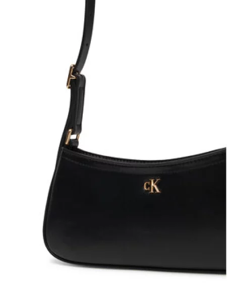 Calvin Klein Torbica Ck Small Shoulder Bag crna