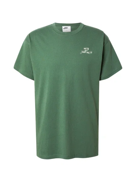 Nike Sportswear Tricou verde jad alb