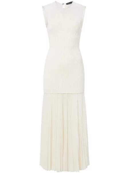 Rochie maxi Proenza Schouler tricotate plisată de costum