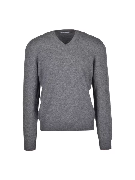Sweter Gran Sasso z kaszmiru szary