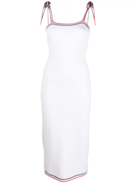 Rochie midi Fendi până la genunchi de costum alb