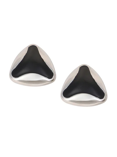 SOHI Uhani Tenley / srebrna črna