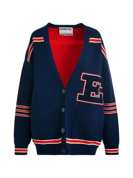 Cardigan Essentiel Antwerp cu dungi albastru