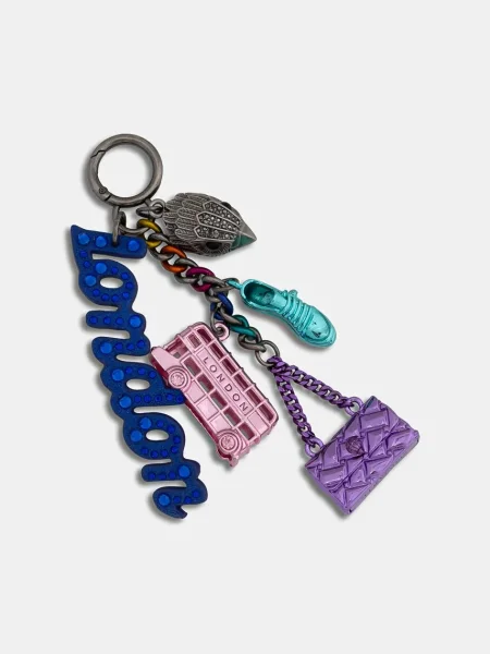 Obesek za ključe Kurt Geiger London vijolična