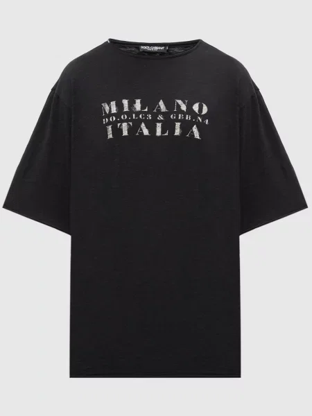 Футболка Dolce&gabbana с принтом черная