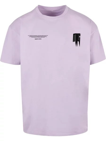MJ Gonzales Tricou mov liliachiu / mov lavandă / negru alb