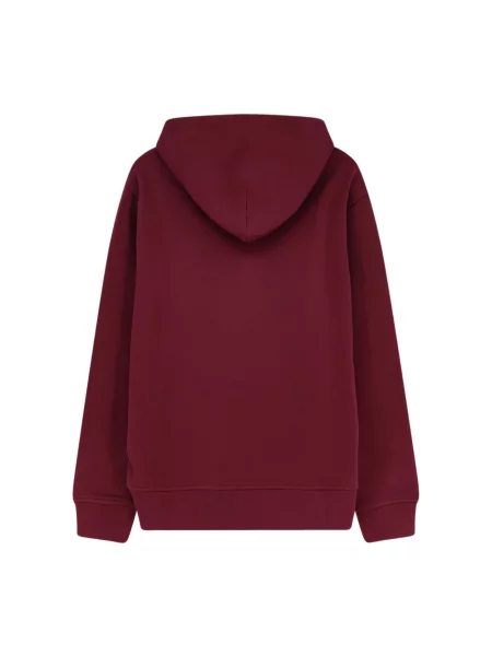 Bluza z kapturem o kroju relaxed fit z mieszanki bawełny Polo Ralph Lauren czerwona