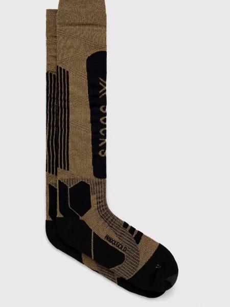 Ски чорапи X-Socks HeliXX Gold златисто