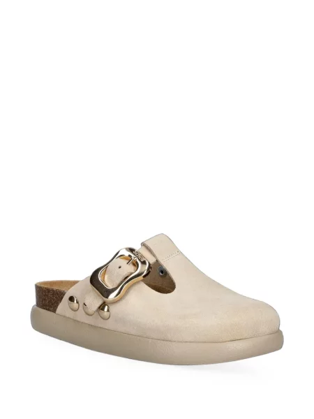 Papuci tip mules Scholl din piele
