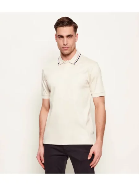 Tricou polo Boss Black negru