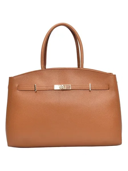 Geantă shopper Anna Luchini maro