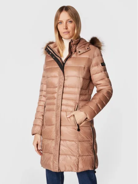 Frieda & Freddies Μπουφάν χειμωνιάτικο καφέ