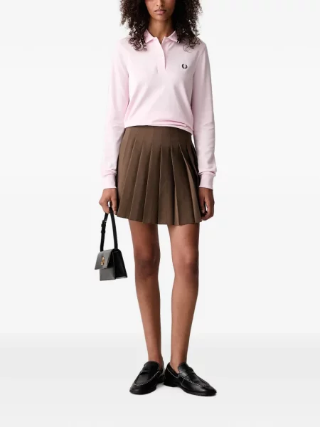 Lung tricou polo Fred Perry roz