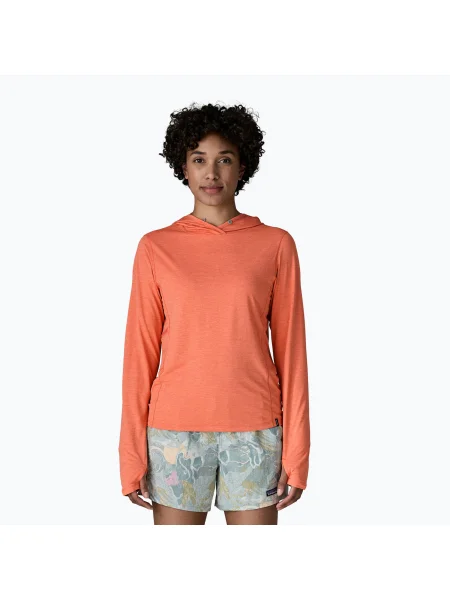 Кофта Patagonia Capilene Cool Sun Hoody mellow melon/peach sherbet x-dye