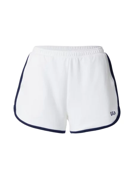 GAP Pantaloni albastru închis alb
